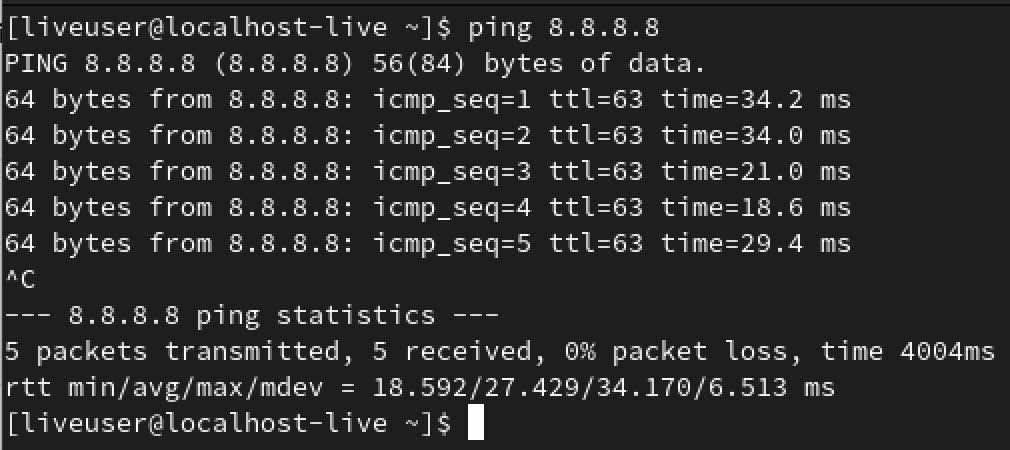 ping 1